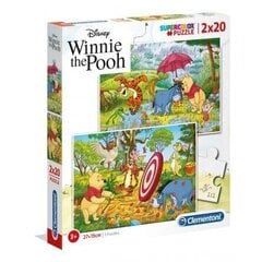 Clementoni Пазл "Winnie the Pooh" 2 x 20 шт. цена и информация | Пазлы | pigu.lt