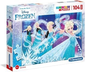 Dėlionė Clementoni Frozen, 104 vnt kaina ir informacija | Dėlionės (puzzle) | pigu.lt