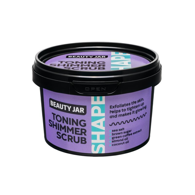 Kūno šveitiklis Beauty Jar Shaping Toning Shimmer Scrub, 1 vnt kaina ir informacija | Kūno šveitikliai | pigu.lt