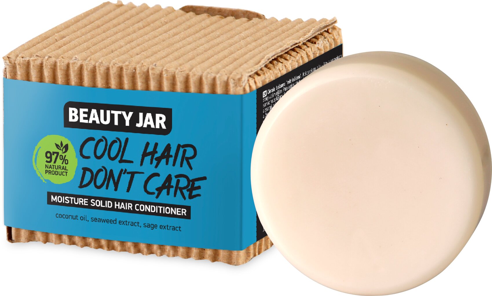 Kietas kondicionierius Beauty Jar Solid Cool Hair Don't Care, 60 g kaina ir informacija | Balzamai, kondicionieriai | pigu.lt