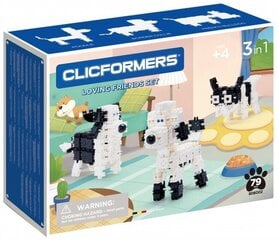 Конструктор Clicformers Loving Friends 3в1 цена и информация | Конструкторы и кубики | pigu.lt