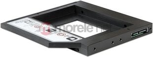 Установочная рама Delock Slim SATA 5,25″ (13 мм) для 1 x 2,5″ жесткого диска SATA до 9,5 мм (61993) цена и информация | Аксессуары для компонентов | pigu.lt