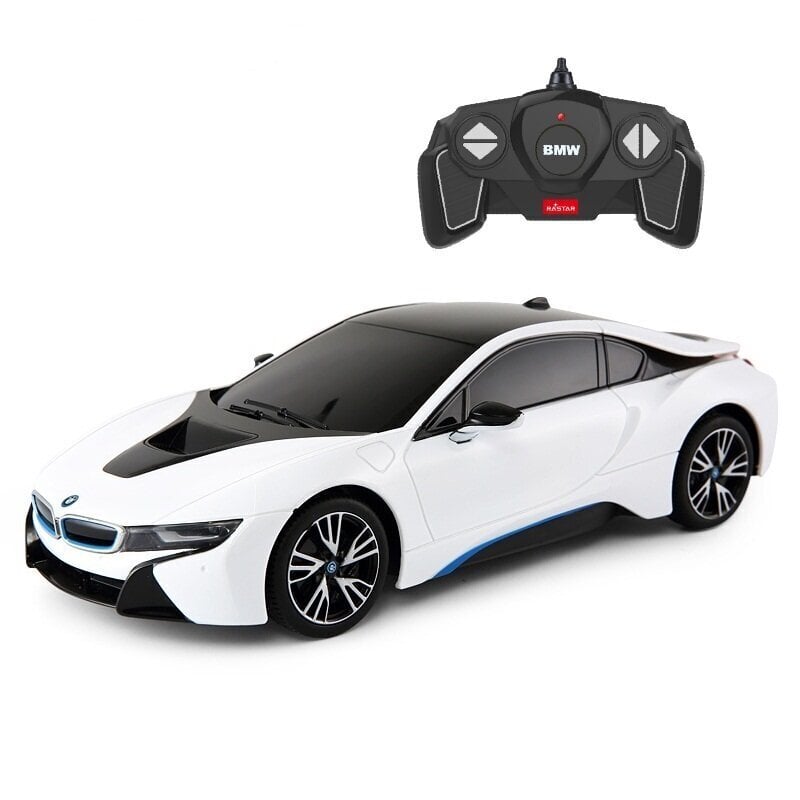 Nuotolinio valdymo automobilis Rastar BMW i8 1:18. kaina ir informacija | Žaislai berniukams | pigu.lt