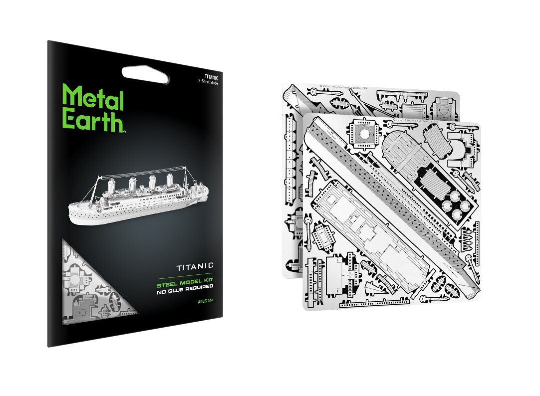 Metal Earth 3D galvosūkis Titanikas kruizinis laivas kaina ir informacija | Konstruktoriai ir kaladėlės | pigu.lt