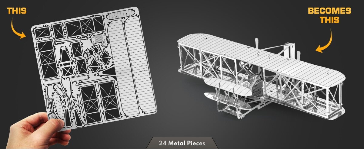 Metal Earth 3D galvosūkis Flajeris-1 цена и информация | Stalo žaidimai, galvosūkiai | pigu.lt