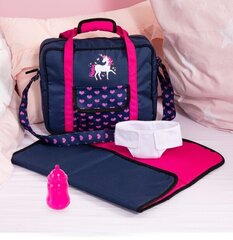 Сумка для кукольных принадлежностей Doll Nursery Bag blue 69254AC/8 цена и информация | Игрушки для девочек | pigu.lt