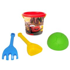Smėlio žaislų rinkinys Ratai, 4 d. kaina ir informacija | Vandens, smėlio ir paplūdimio žaislai | pigu.lt