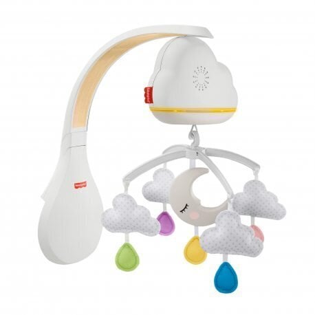 Karuselė lovytei - naktinis šviestuvas Fisher-Price Calming Clouds kaina ir informacija | Žaislai kūdikiams | pigu.lt