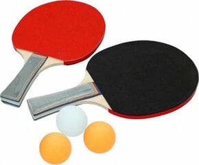 Stalo teniso rinkinys Ping Pong Set, 20,5x4,5x3,2 cm, 5 vnt kaina ir informacija | Stalo teniso raketės, dėklai ir rinkiniai | pigu.lt