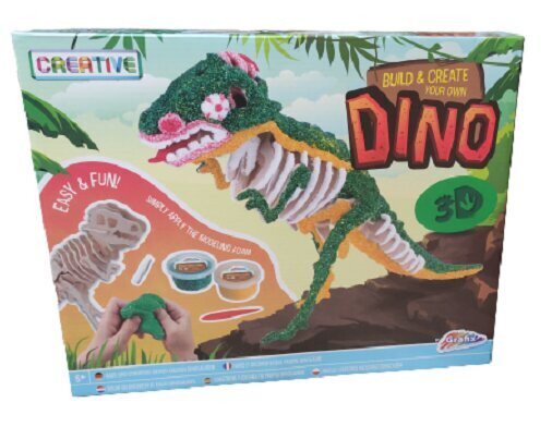 Rinkinys kūrybai 3D Dinozaurai Grafix kaina ir informacija | Lavinamieji žaislai | pigu.lt