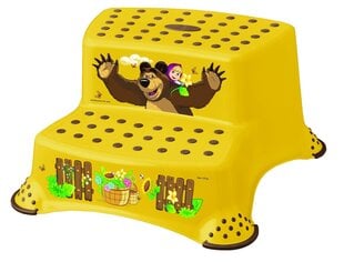 Igor "masha and the bear" double step stool with anti-slip-function цена и информация | Детские горшки | pigu.lt