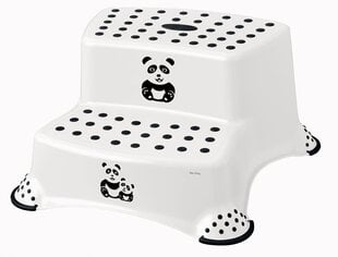Igor "panda" double step stool with anti-slip-function white цена и информация | Детские горшки | pigu.lt