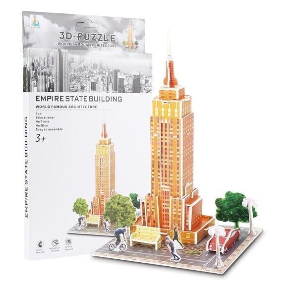 3D dėlionė "Empire State Building", 30 detalių kaina ir informacija | Dėlionės (puzzle) | pigu.lt