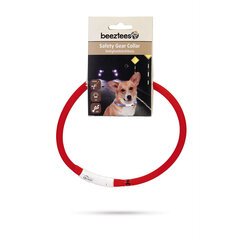 LED antkaklis Beeztees Dogini, 70x1cm, raudonas kaina ir informacija | Antkakliai, petnešos šunims | pigu.lt
