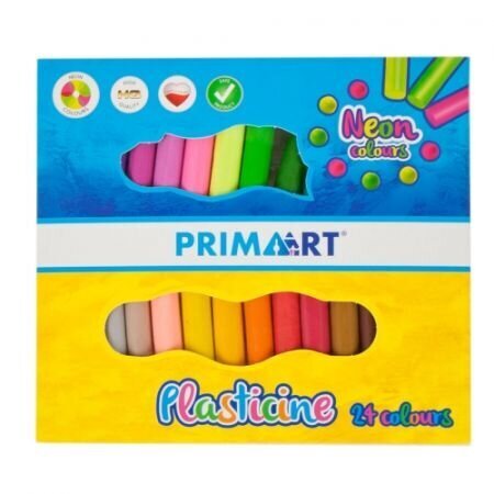 Plastilinas Prima Art, 24 vnt. kaina ir informacija | Piešimo, tapybos, lipdymo reikmenys | pigu.lt