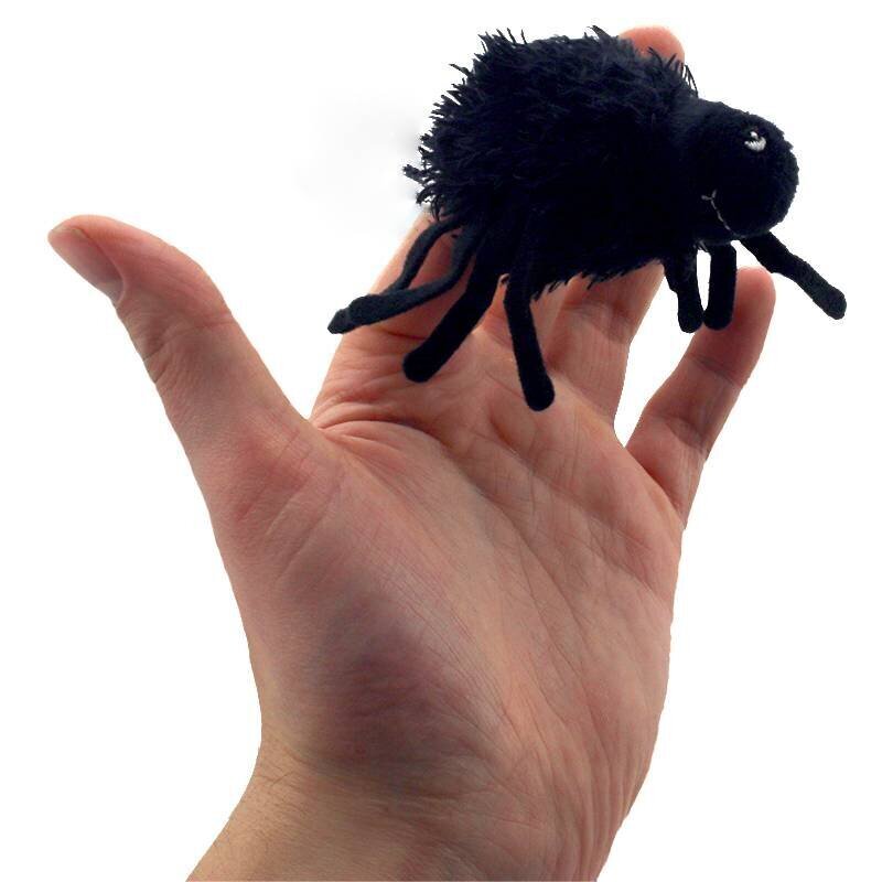 Pirštų gyvūnas Voras, 7 cm kaina ir informacija | Minkšti (pliušiniai) žaislai | pigu.lt
