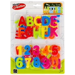 Магнитные буквы и цифры Mega Crative цена и информация | Развивающие игрушки | pigu.lt