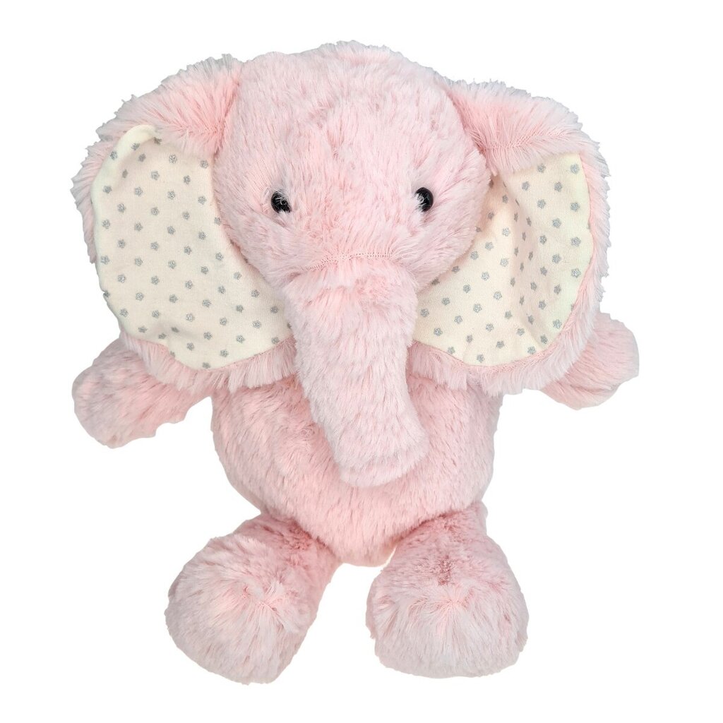 Minkštas rožinis dramblys, 37 cm kaina ir informacija | Minkšti (pliušiniai) žaislai | pigu.lt