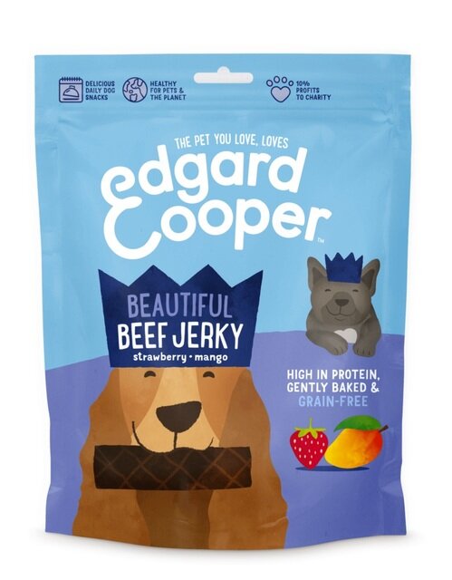 Edgard Cooper skanėstai šunims su jautiena, 150 g цена и информация | Skanėstai šunims | pigu.lt