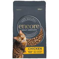 Encore Adult Complete suaugusioms katėms su vištiena, 800 g цена и информация | Сухой корм для кошек | pigu.lt