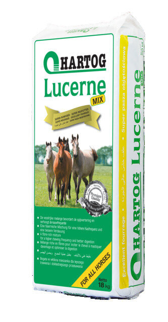 Hartog Lucerne-mix pašaras arkliams, 18 kg kaina ir informacija | Pašaras ūkiniams gyvūnams | pigu.lt