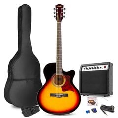 Elektrinės akustinės gitaros rinkinys Sunburst Max ShowKit kaina ir informacija | Gitaros | pigu.lt