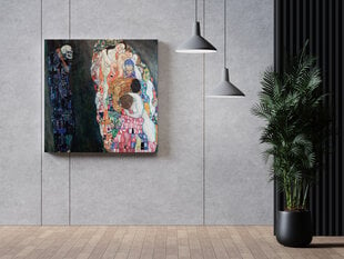 Картина Смерть и жизнь, Густав Климт, 60x60 см, Wolf Kult цена и информация | Репродукции, картины | pigu.lt