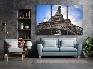 Trijų dalių paveikslas Eifelio Bokštas, 150x100 cm, Wolf Kult kaina ir informacija | Reprodukcijos, paveikslai | pigu.lt