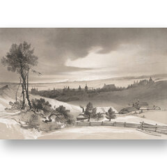 Картина Пейзаж Вильнюса, 100х70 см, Wolf Kult цена и информация | Репродукции, картины | pigu.lt