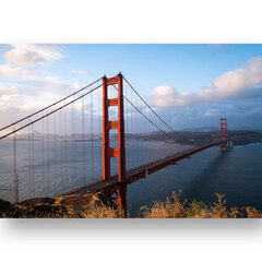 Paveikslas San Francisko Tiltas, 100x70 cm, Wolf Kult kaina ir informacija | Reprodukcijos, paveikslai | pigu.lt