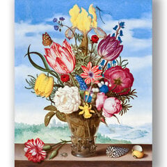 Картина Винтажные цветы V, 100x70 см, Wolf Kult цена и информация | Репродукции, картины | pigu.lt
