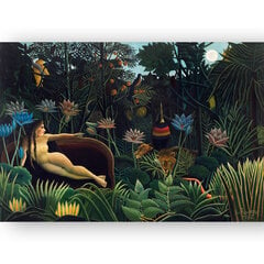 Paveikslas The Dream, Henri Rousseau, 100x70 cm, Wolf Kult kaina ir informacija | Reprodukcijos, paveikslai | pigu.lt