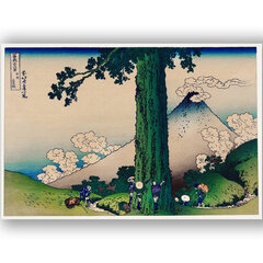 Paveikslas Mishima Pass in Kai Province, Katsushika Hokusai, 100x70 cm, Wolf Kult kaina ir informacija | Reprodukcijos, paveikslai | pigu.lt