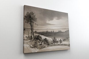 Paveikslas Vilniaus peizažas, 60x80 cm, Wolf Kult kaina ir informacija | Reprodukcijos, paveikslai | pigu.lt