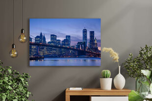Paveikslas Manheteno panorama, 60x80 cm, Wolf Kult kaina ir informacija | Reprodukcijos, paveikslai | pigu.lt