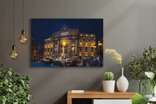 Paveikslas Trevi Fontanas Naktį, 60x80 cm, Wolf Kult kaina ir informacija | Reprodukcijos, paveikslai | pigu.lt