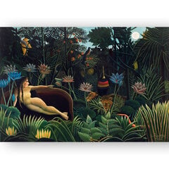 Paveikslas The Dream, Henri Rousseau, 40x60 cm, Wolf Kult kaina ir informacija | Reprodukcijos, paveikslai | pigu.lt