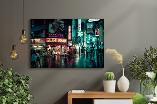 Картина Токийская улица, 30x40 см, Wolf Kult цена и информация | Репродукции, картины | pigu.lt