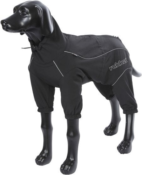 Žieminė striukė Rukka Thermal, įvairių dydžių, juoda kaina ir informacija | Drabužiai šunims | pigu.lt
