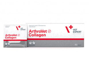 Maisto papildas šunims ir katėms VetExpert Arthrovet Collagen, 2,5 g, 60 vnt kaina ir informacija | Vitaminai, papildai, antiparazitinės priemonės šunims | pigu.lt