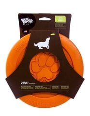 Guminis žaislas šunims West Paw Zisc, 21,6 cm, oranžinis kaina ir informacija | Žaislai šunims | pigu.lt