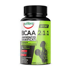 Aminorūgštys Equilibra Bcaa Branched-Chain Amino Acids, 100 tablečių kaina ir informacija | Aminorūgštys | pigu.lt