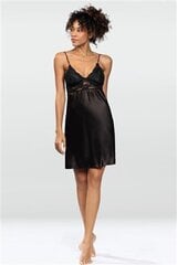 Атласное ночное белье DKaren Jane для женщин, цвет черный цена и информация | Женские пижамы, ночнушки | pigu.lt