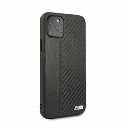 Originalus dėklas / Case Apple iPhone 11 Pro MAX BMW 100% natūralios odos juodas kaina ir informacija | Telefono dėklai | pigu.lt