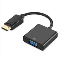 Адаптер для DisplayPort на VGA Ewent EC1454 Чёрный цена и информация | Кабели и провода | pigu.lt