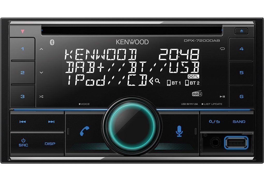 Kenwood DPX-7200DAB kaina ir informacija | Automagnetolos, multimedija | pigu.lt