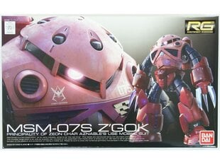 Konstruktorius Bandai - RG MSM-07S Char`s Z`Gok Gundam, 1/144, 61601 kaina ir informacija | Konstruktoriai ir kaladėlės | pigu.lt