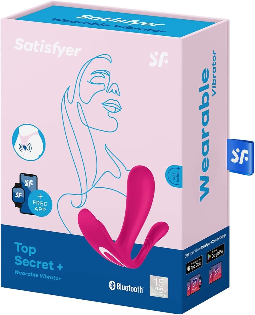 Satisfyer вибратор Top Secret+ Wearable Vibrator цена | n18.pigu.lt