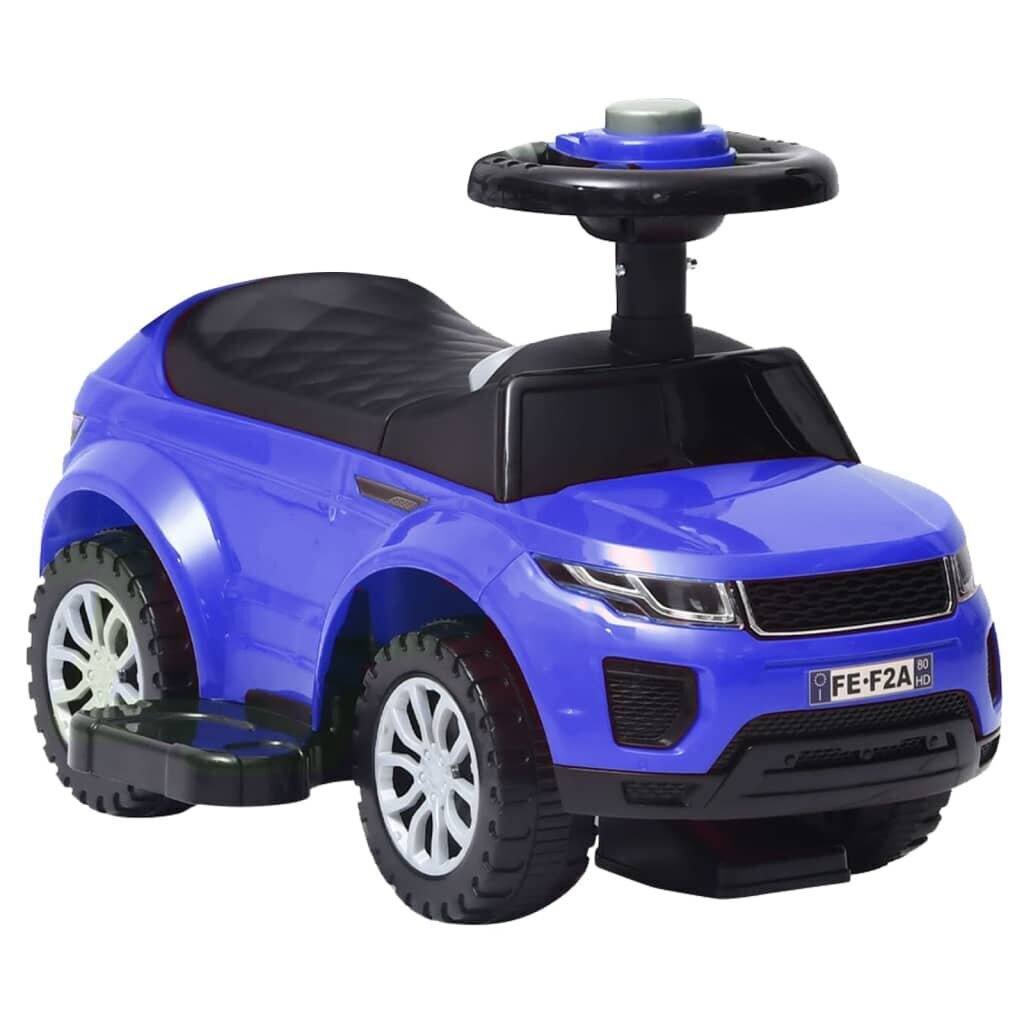 Paspiriamas vaikiškas automobilis, mėlynas kaina ir informacija | Žaislai kūdikiams | pigu.lt