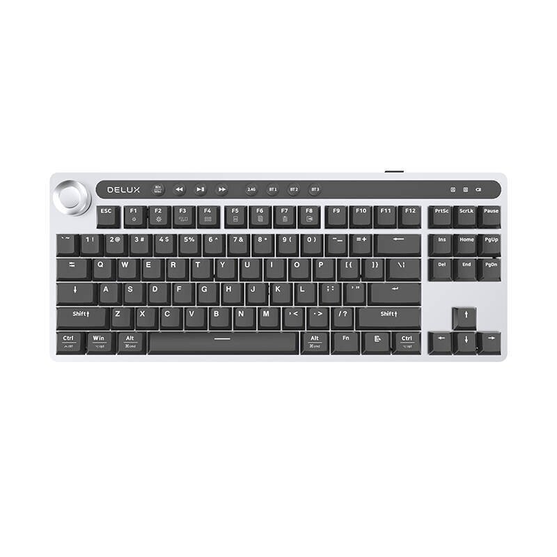 Belaidė Delux KS200D klaviatūra, pilka kaina ir informacija | Klaviatūros | pigu.lt